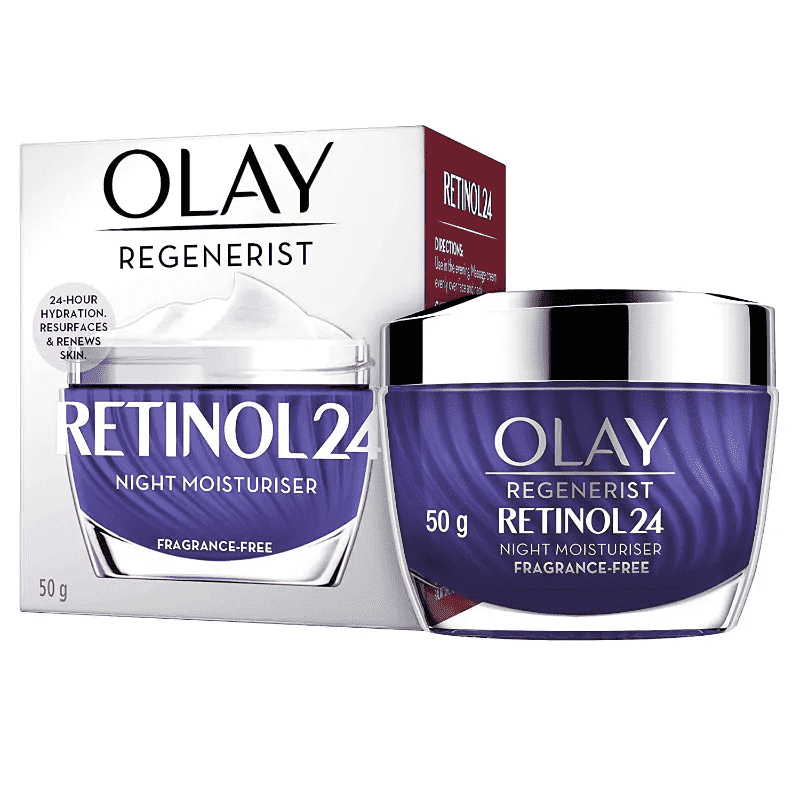 Olay Retinol 24 Night Cream - Retinol & Niacinamide - All Skin Types -50gm
