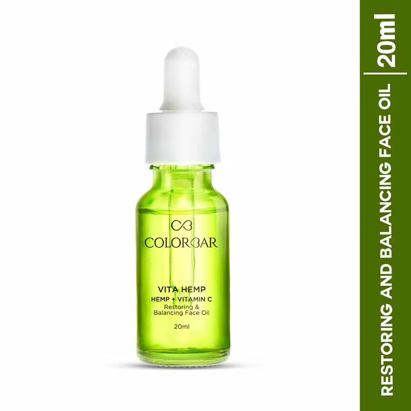 Colorbar Vita Hemp + Vitamin C Restoring and Balancing Face Oil - 20ml