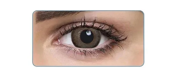 Aquacolor Dailies - Zero Power Color Contact Lenses - Misty Gray -10 Lens Pack - Image 1