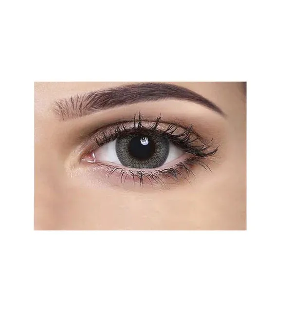 Aquacolor Dailies - Zero Power Color Contact Lenses - Misty White -10 Lens Pack - Image 1