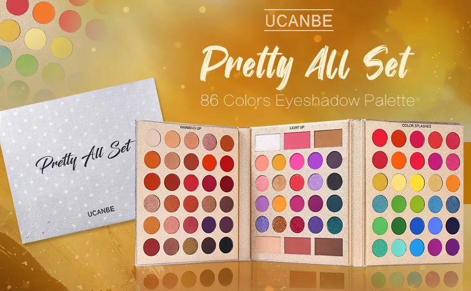 Ucanbe – Pretty All Set 86 color Eyeshadow Palette - 1 - Image 2