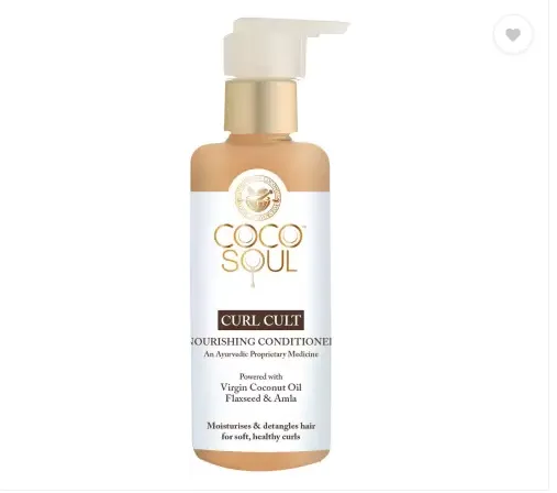 COCO SOUL – CURL CULT CONDITIONER WITH FLAXSEED & AMLA (200ML) - Image 1