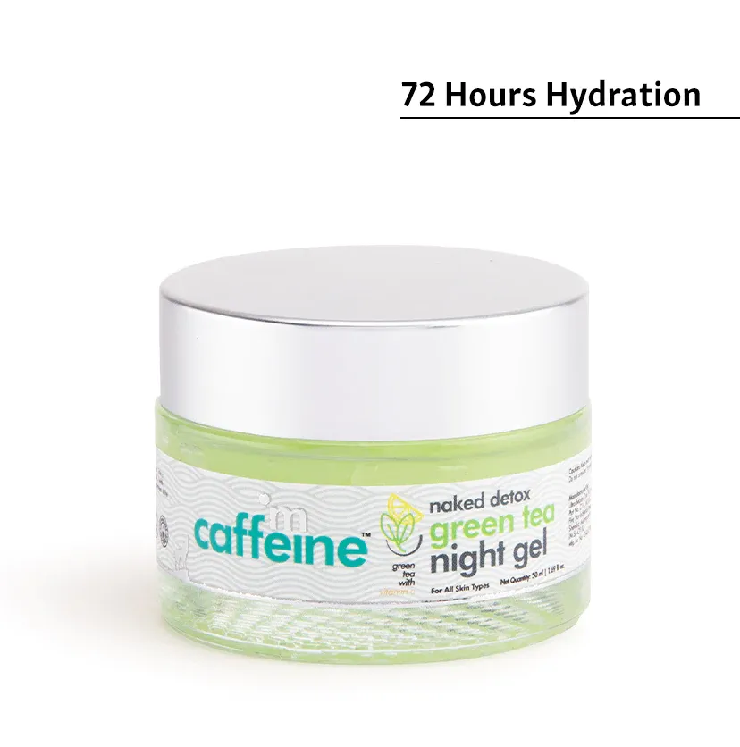 mCaffeine Green Tea Night Gel with Vitamin C - 50ml - Image 1
