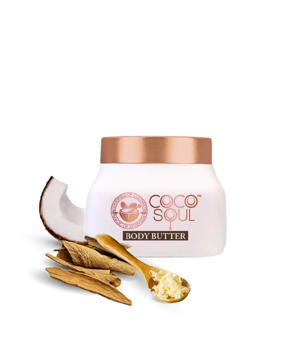 COCO SOUL – BODY BUTTER | WITH COCONUT, SHEA BUTTER & AYURVEDA | (140G) - Image 2