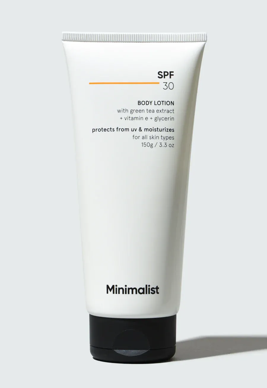 Minimalist SPF 30 Body Lotion with Green Tea Extract - 150gm - Image 1