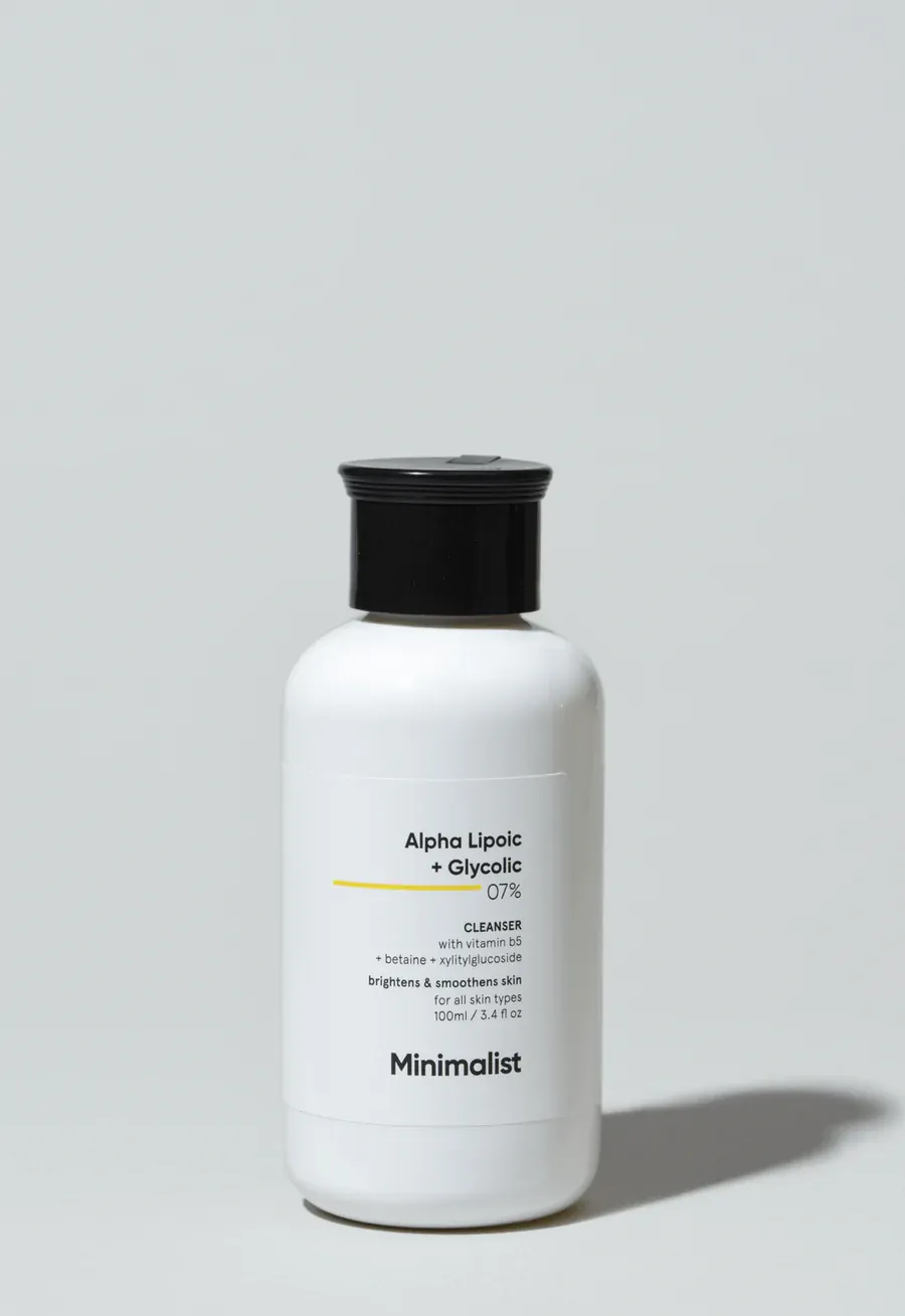 Minimalist Alpha Lipoic + Glycolic 07% Cleanser - 100ml - Image 1
