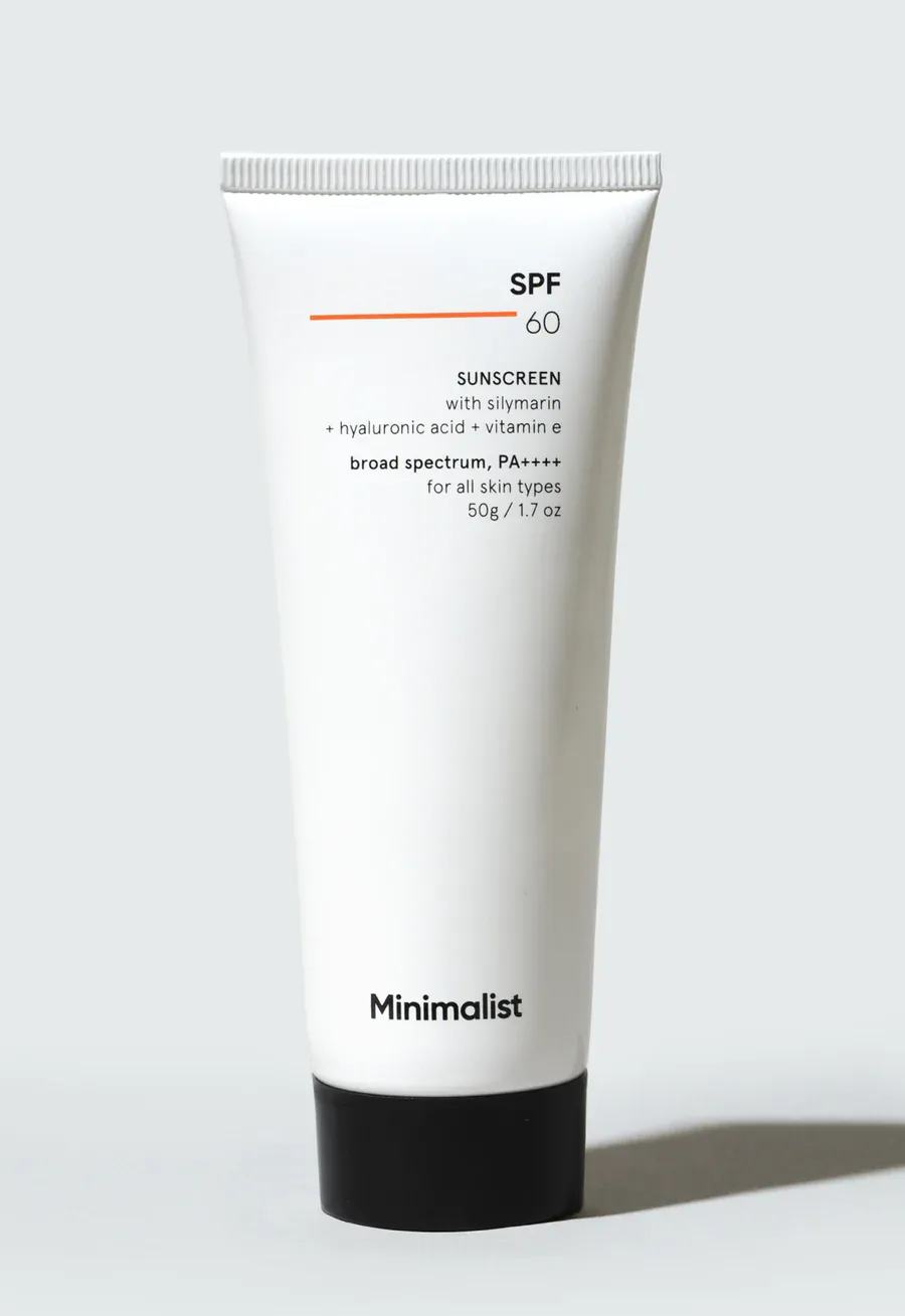 Minimalist SPF 60 Sunscreen - 50gm - Image 1