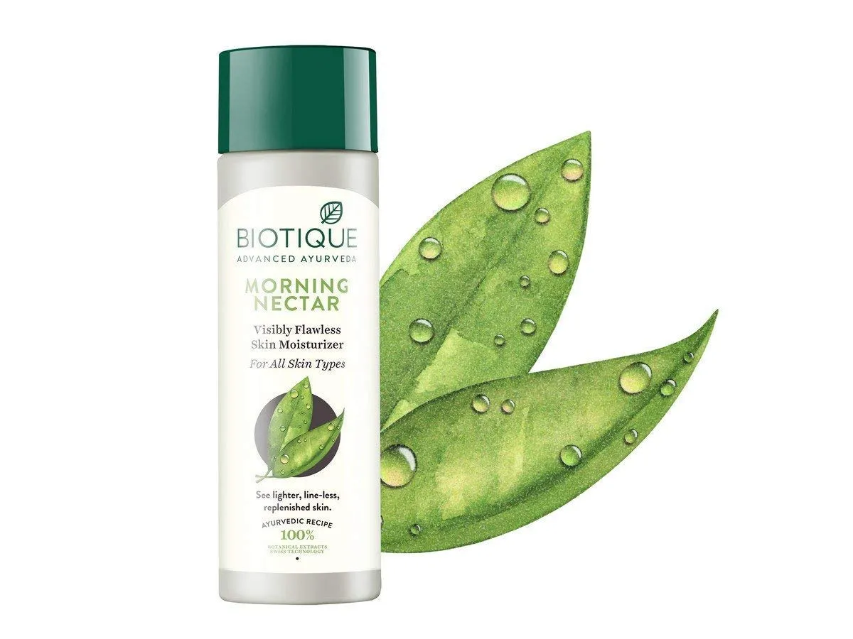 Biotique Bio Morning Nectar Visibly Flawless Skin Moisturizer (190ml) - Image 2