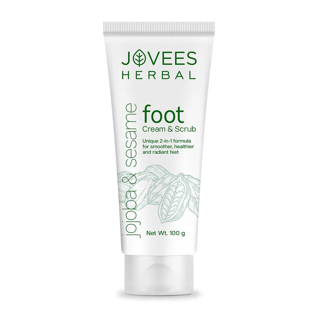 Jovees – Foot Cream & Scrub (100g) - Image 1