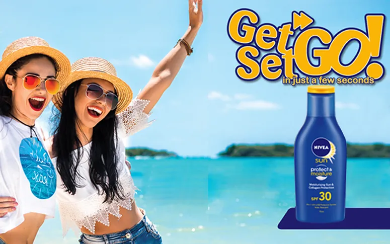 NIVEA Sun Lotion, SPF 30, with UVA & UVB Protection, Water Resistant Sunscreen for Men & Women -125ml - Image 2