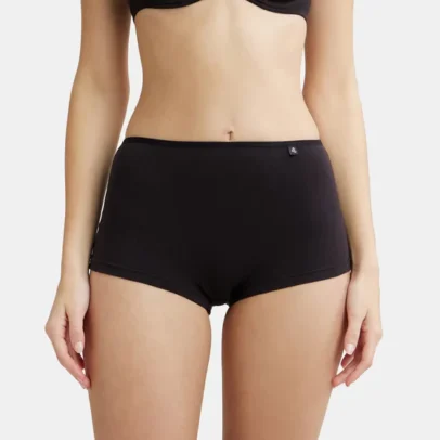 JOCKEY- SS04 High coverage stretch boy leg BOYSHORT-BLACK