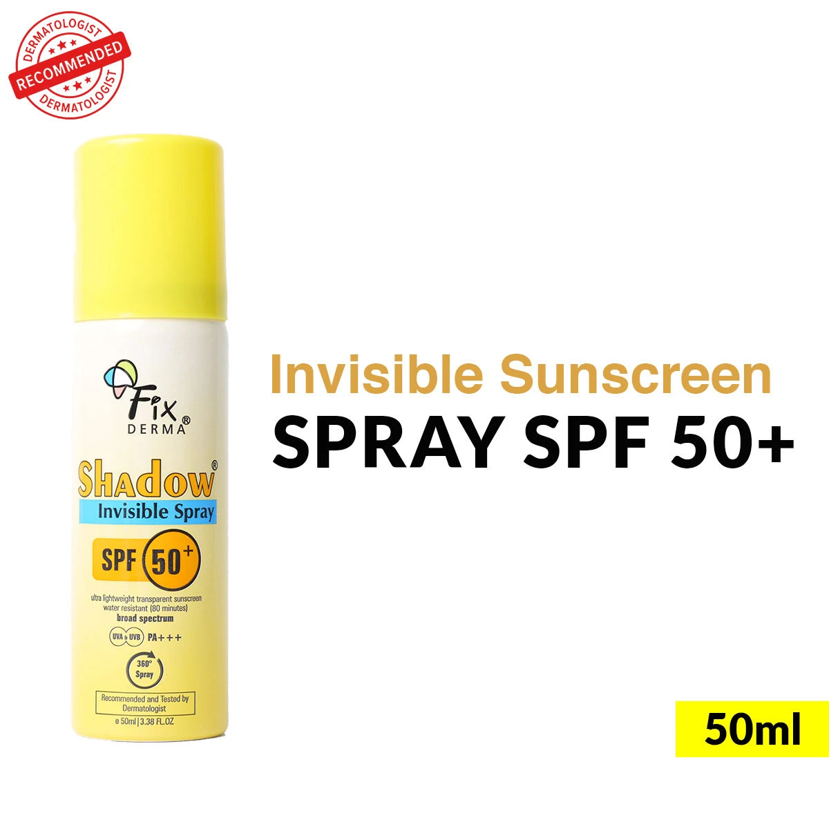 Fixderma Fixderma Shadow SPF 50 + Invisible Spray - 2