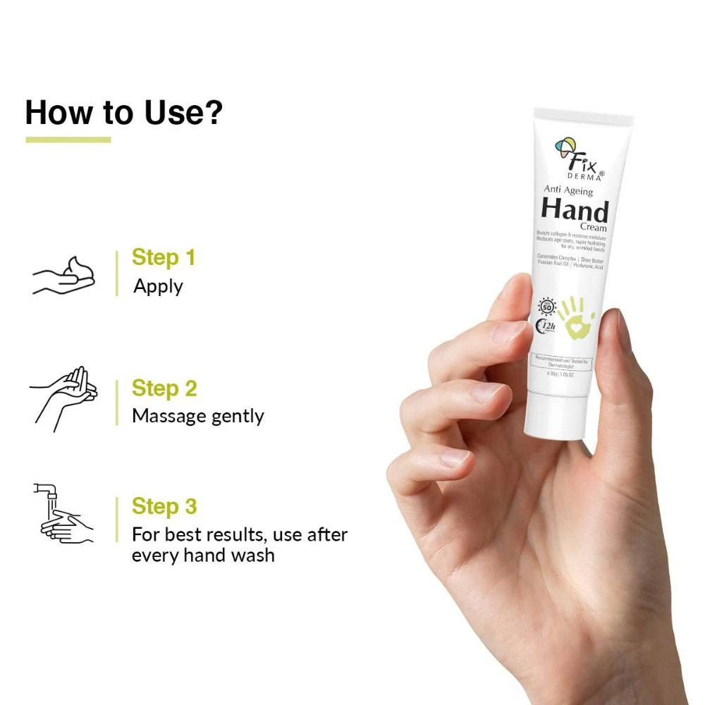 fixderma-anti-ageing-hand-cream-with-ceramides-and-hyaluronic-acid-image-6 Fixderma Fixderma Anti Ageing Hand Cream With Ceramides and Hyaluronic Acid - 6