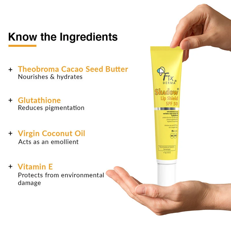Fixderma Fixderma Lip Shield SPF 50 For Lip Protection Sun Damage - 3