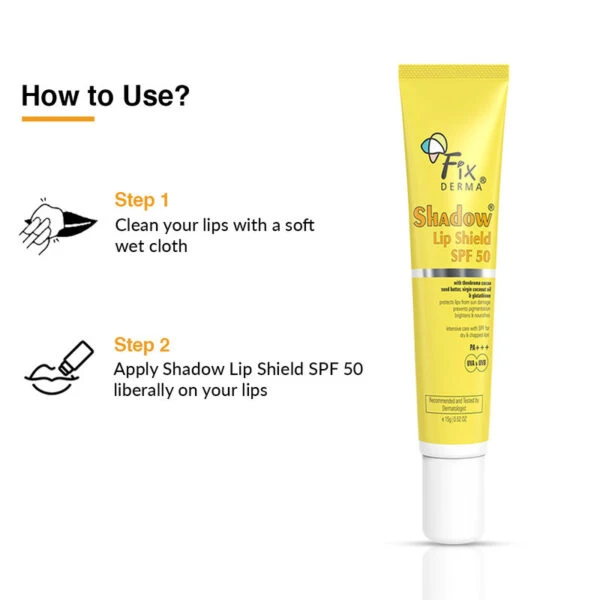 Fixderma Fixderma Lip Shield SPF 50 For Lip Protection Sun Damage - 4