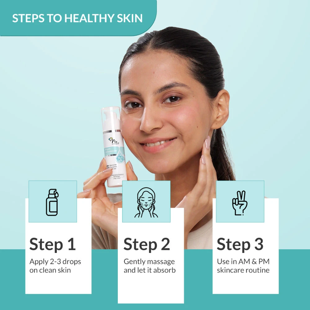 Fixderma Fixderma Pore Minimizer Face Serum With 20% Niacinamide For Deep Hydration & Skin Soothing - 6