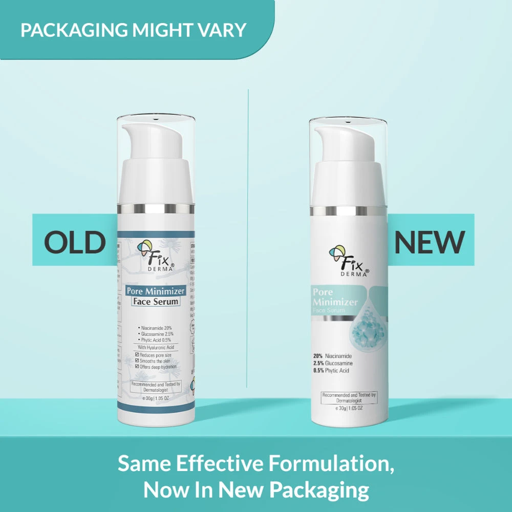 Fixderma Fixderma Pore Minimizer Face Serum With 20% Niacinamide For Deep Hydration & Skin Soothing - 8