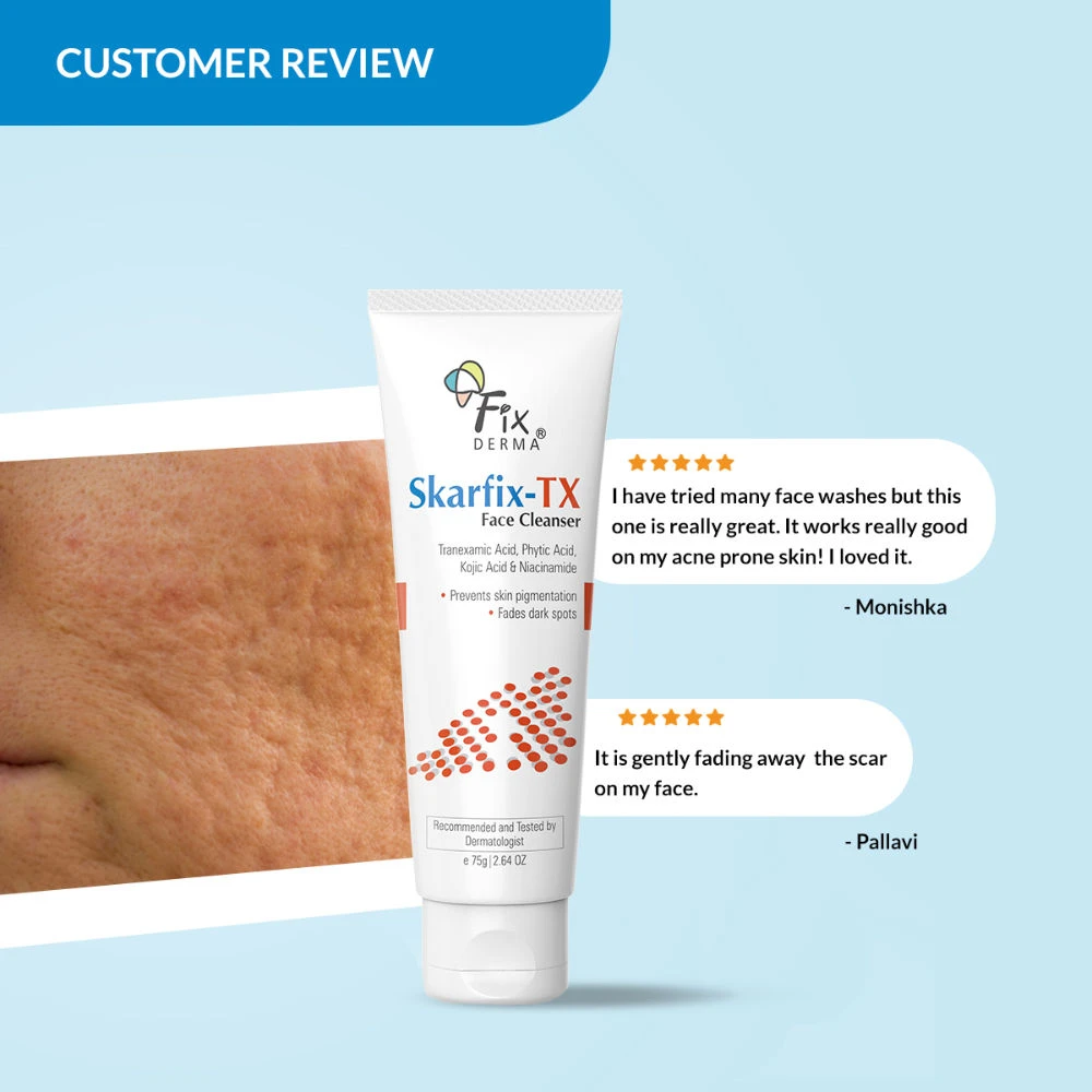 Fixderma Fixderma Skarfix-TX Face Cleanser With Tranexamic Acid & Kojic Acid Face Cleanser - 4