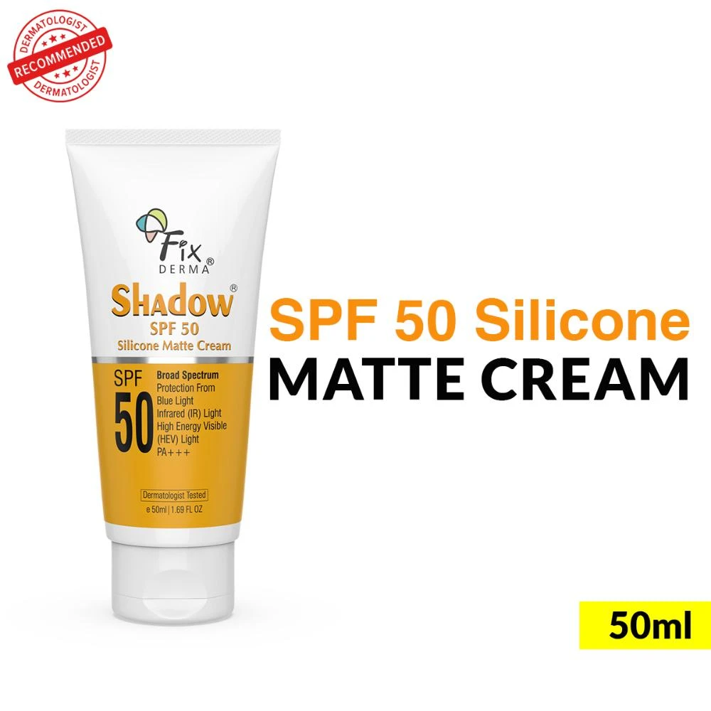 fixderma-shadow-spf-50-sunscreen-silicone-matte-cream-for-oily-skin-acne-prone-nonwhitening-image-4 Fixderma Fixderma Shadow SPF 50 Sunscreen Silicone Matte Cream For Oily Skin Acne Prone NonWhitening - 4