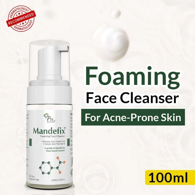 Fixderma Fixderma Mandefix Foaming Cleanser With 2% Salicylic Acid Nondrying Cleanser - 2