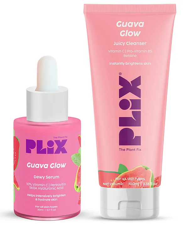 Plix Plix – Guava Super Glow Duo Dewy Serum & Juicy Cleanser - 1