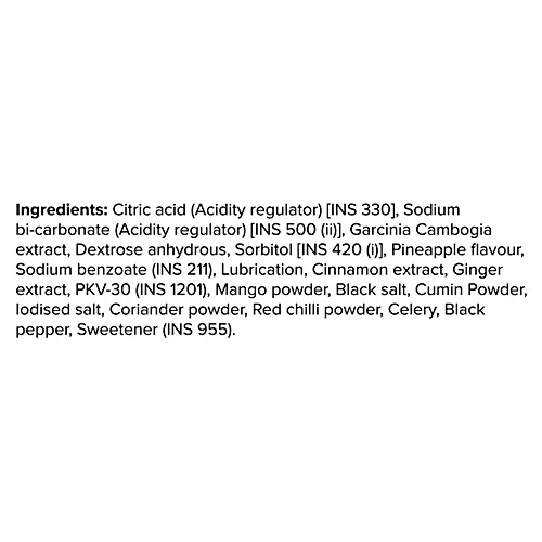 Plix Plix – Super Garcinia Bubbly Effervescent Daily Fizzy to Manage Appetite Pineapple Masala Flavour Tablets (15N) - 3