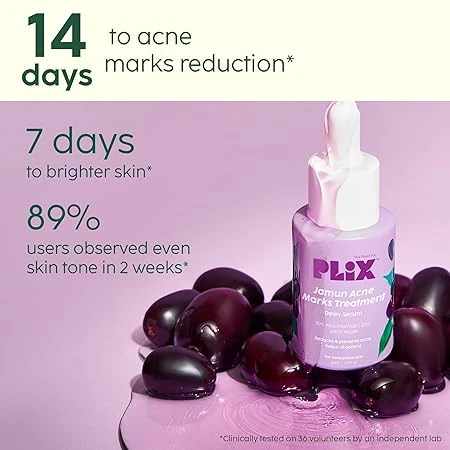 Plix Plix – Jamun Acne Marks Treatment Dewy Serum (30ML) - 3
