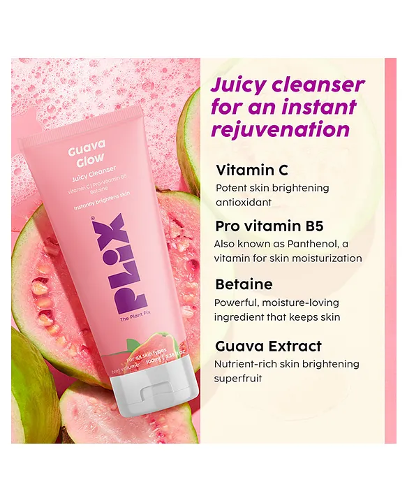 Plix Plix – Guava Super Glow Duo Dewy Serum & Juicy Cleanser - 4