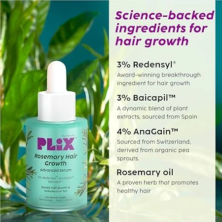 Plix Plix – Rosemary Hair Growth Advanced Serum (30ML) - 3