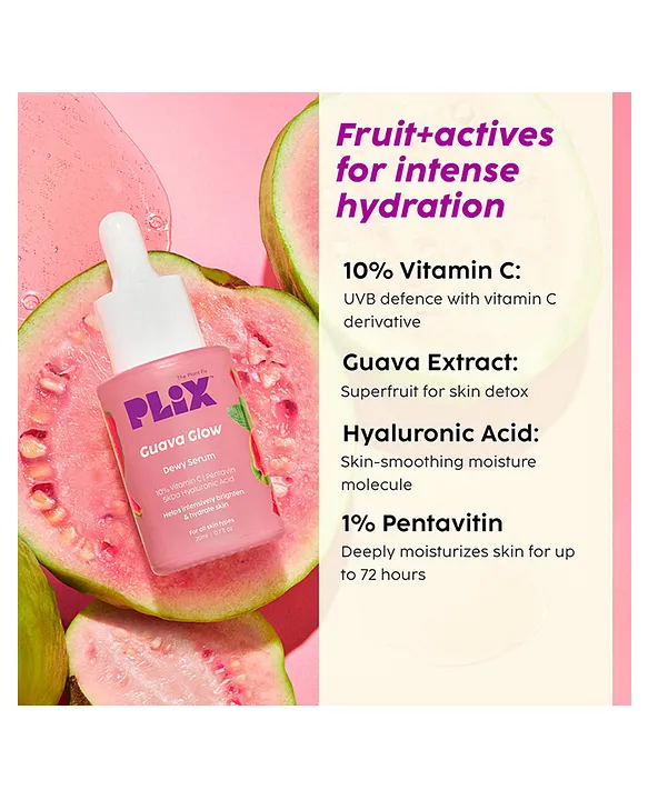 Plix Plix – Guava Super Glow Duo Dewy Serum & Juicy Cleanser - 3