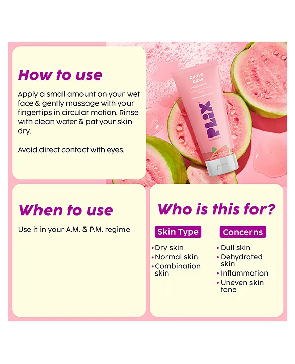 Plix Plix – Guava Super Glow Duo Dewy Serum & Juicy Cleanser - 2
