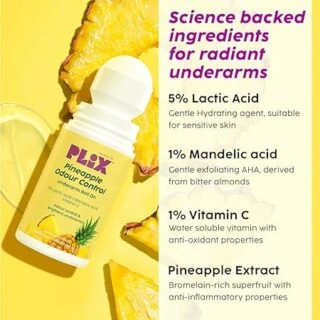 Plix Plix – Pineapple Odour Control Underarm Roll On (50ML) - 2