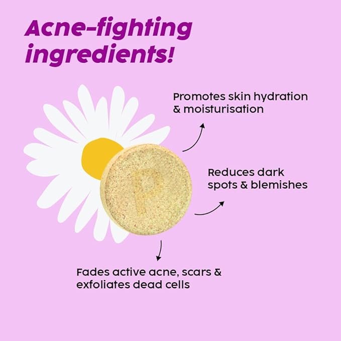 Plix Plix – Acne Fighter Bubbly Effervescent Daily Fizzy To Help Soothe Inflammation Flavour Tablets (15N) - 3