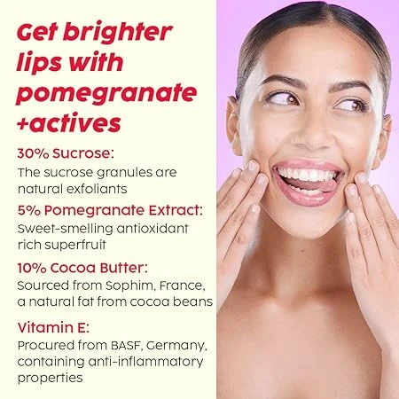 Plix Plix – Pomegranate Bright Lips Puddin’ Scrub - 2