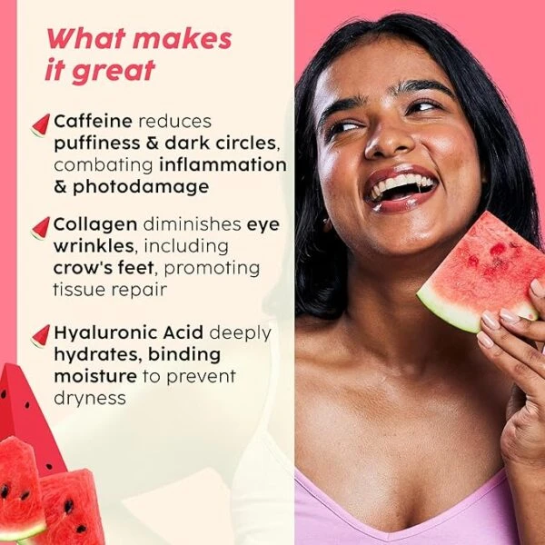 Plix Plix – Watermelon Hydrogel Depuff Under Eye Pacthes (60N) - 3