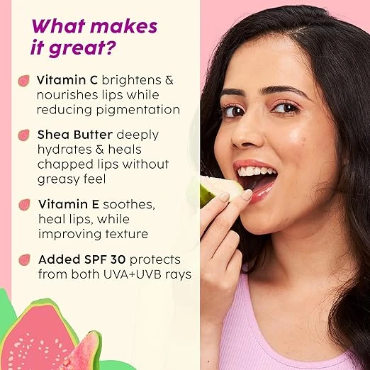 Plix Plix – Guava Glowy Lip Tinted Balm Vitamin C Shea Butter Spf 30 PA+++ - 4