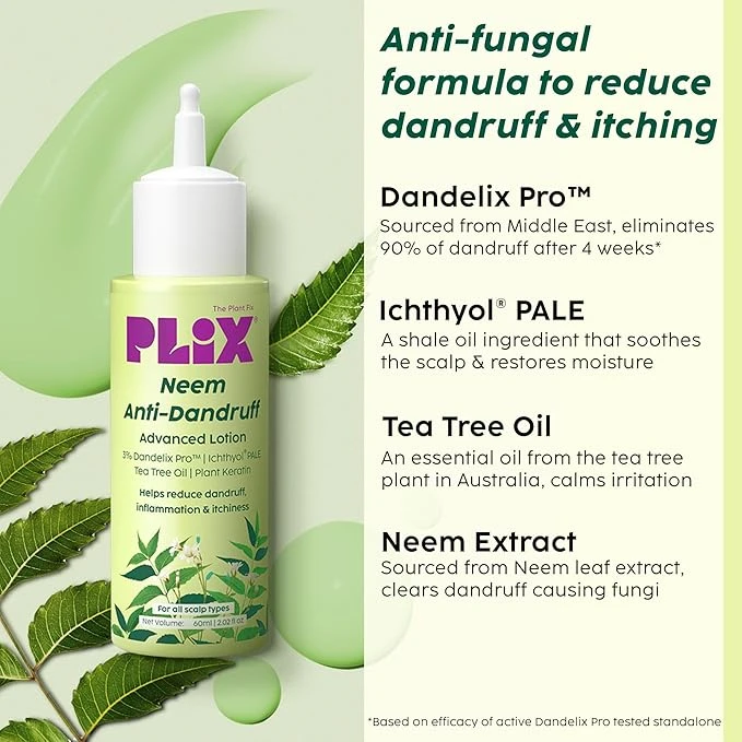 Plix Plix – Neem Anti – Dandruff Advanced Lotion (60ML) - 2