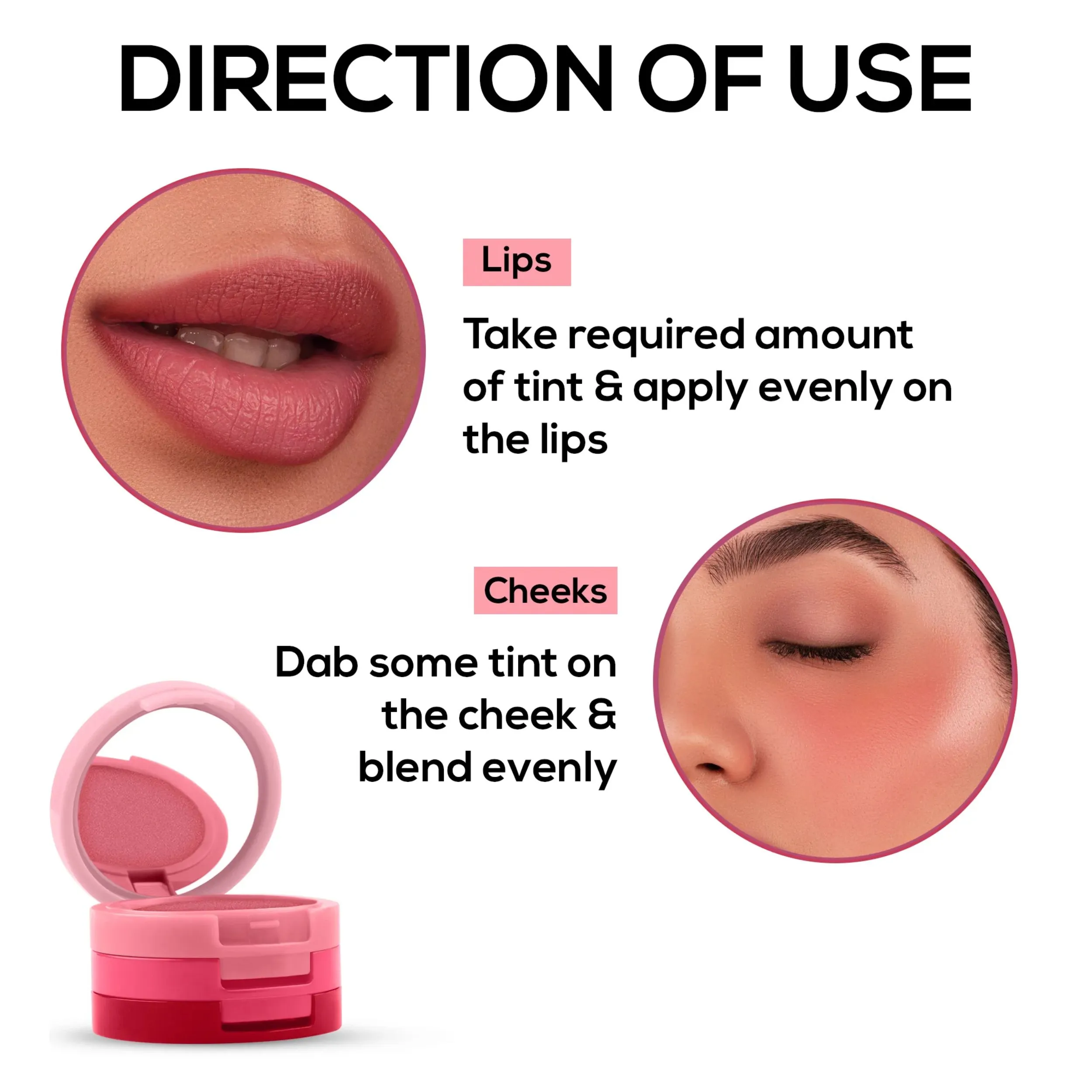 tmp3ufd8qd9 Renee Cosmetics Renee Cosmetics Glam Stack 3 In 1 Lip & Cheek Tint - 4