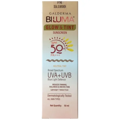 Biluma Glow & Tint Sunscreen Gel SPF 50+ PA+++