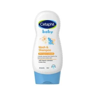Cetaphil Baby Gentle Wash and Shampoo with Organic Calendula - 230ml)