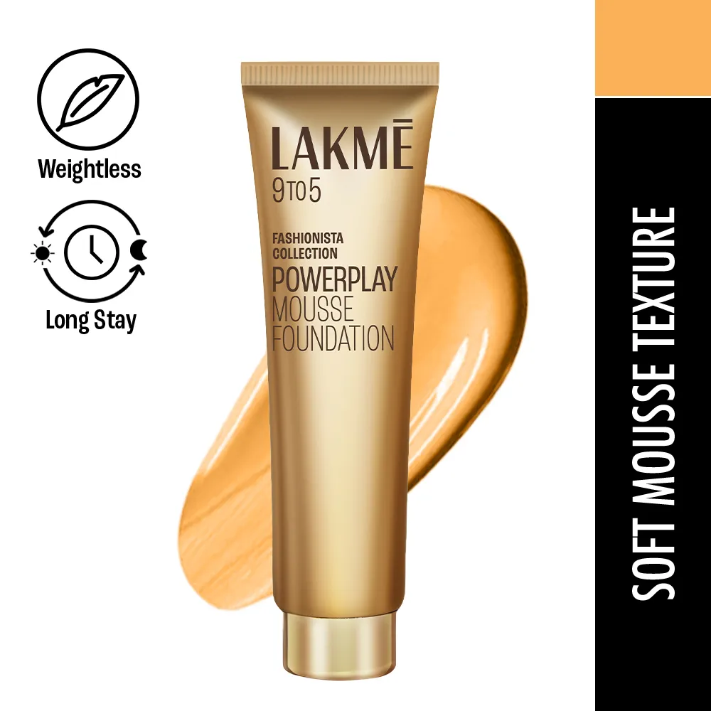 Lakme Lakme 9 To 5 Powerplay Mousse Lightweight Foundation With Long Stay Formula - 2