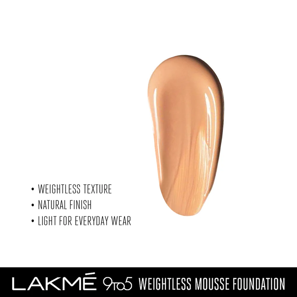 Lakme Lakme 9 To 5 Powerplay Mousse Lightweight Foundation With Long Stay Formula - 6