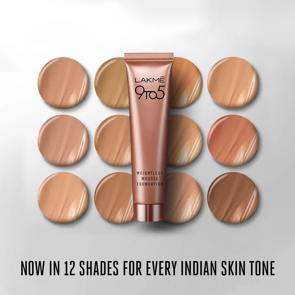 Lakme Lakme 9 To 5 Powerplay Mousse Lightweight Foundation With Long Stay Formula - 7
