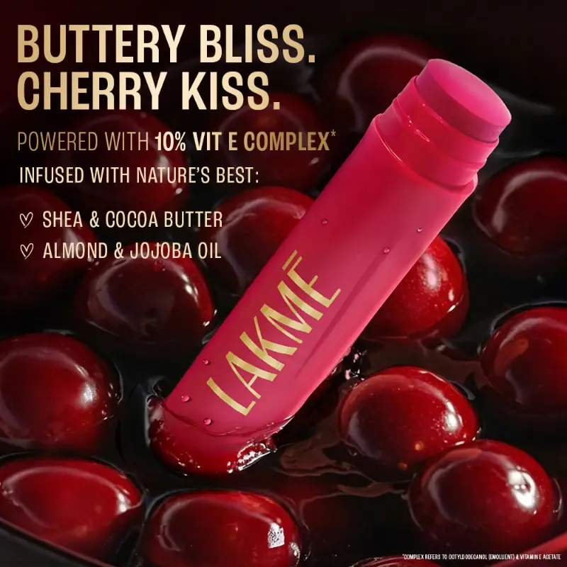 Lakme Lakme Lip Love Care Stick Cherry, 24hr Moisturization in 1 swipe, with SPF 15 - 4