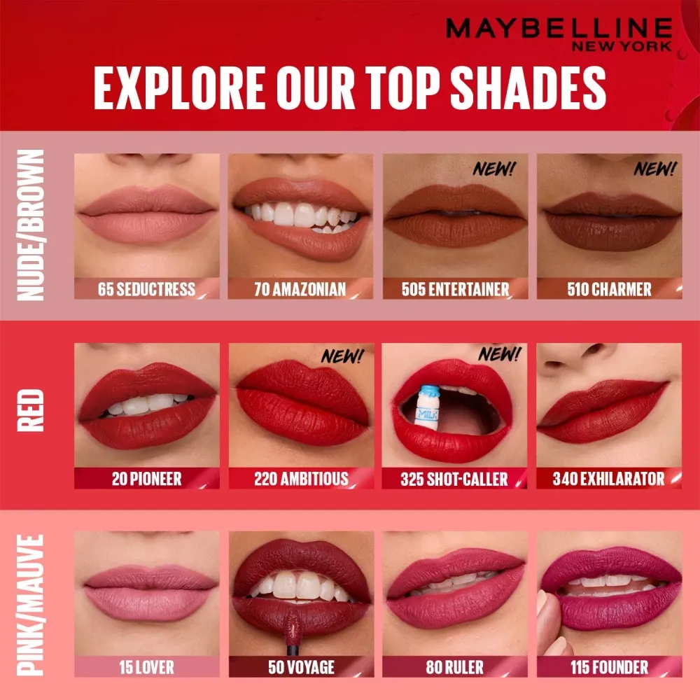 Maybelline New York Maybelline New York Super Stay Matte Ink Liquid Lipstick - 7