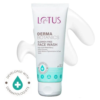 Lotus herbals Lotus DermaBotanics Kojic Acid + Multi Berry Blemish Free Facewash -100gm - 1