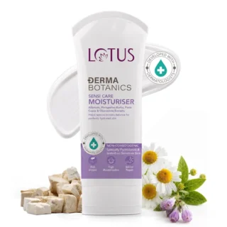 Lotus herbals Lotus Derma Botanics Sensi Care Moisturiser Hydration | Skin's natural barrier | Skin feeling soft - 75gm - 1