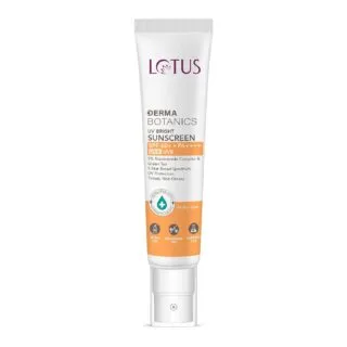 Lotus herbals Lotus Dermabotanics 5% Niacinamide Complex + Green Tea UV Bright Sunscreen SPF 60 and PA++++ - 40gm - 1