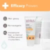 Lotus herbals Lotus DermaBotanics Daily UV acne sunscreen SPF 50+ PA ++++ Creamy | Non-greasy| No white cast - 50gm - 3