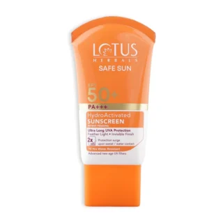 Lotus herbals Lotus Herbals Safe Sun HydroActivated Sunscreen SPF 50+ PA+++ 2X protection from sun and tan - 50ml - 1